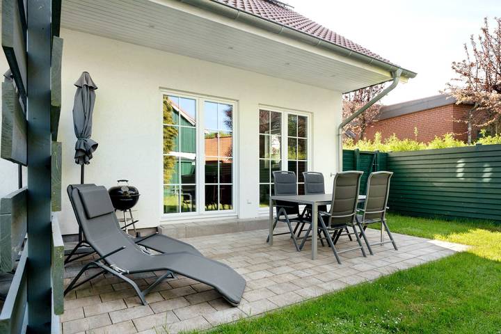 Hütte für 4 Personen, mit Garten und Sauna