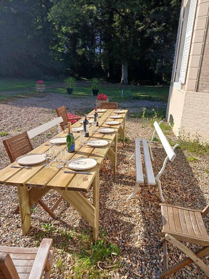 Location de vacances pour 12 personnes, avec jardin ainsi que vue et terrasse à Mons-Boubert - 3