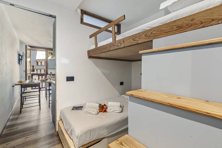 Gîte pour 4 personnes, avec balcon dans Borgata Sestriere - 3