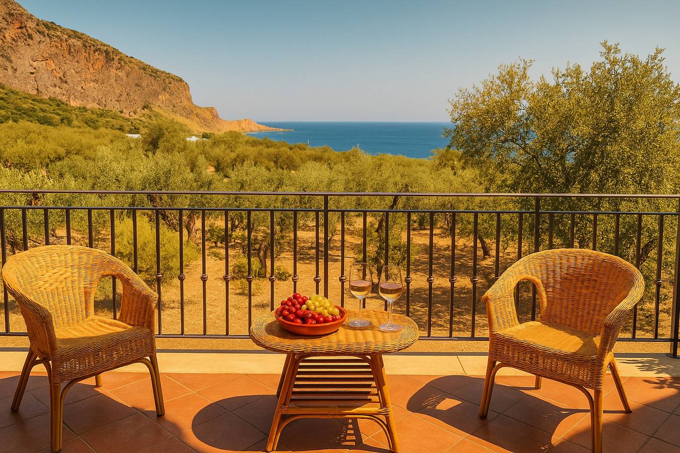 Villa Gheta presso Riserva Orientata Monte Cofano in Custonaci, Provincia de Trapani