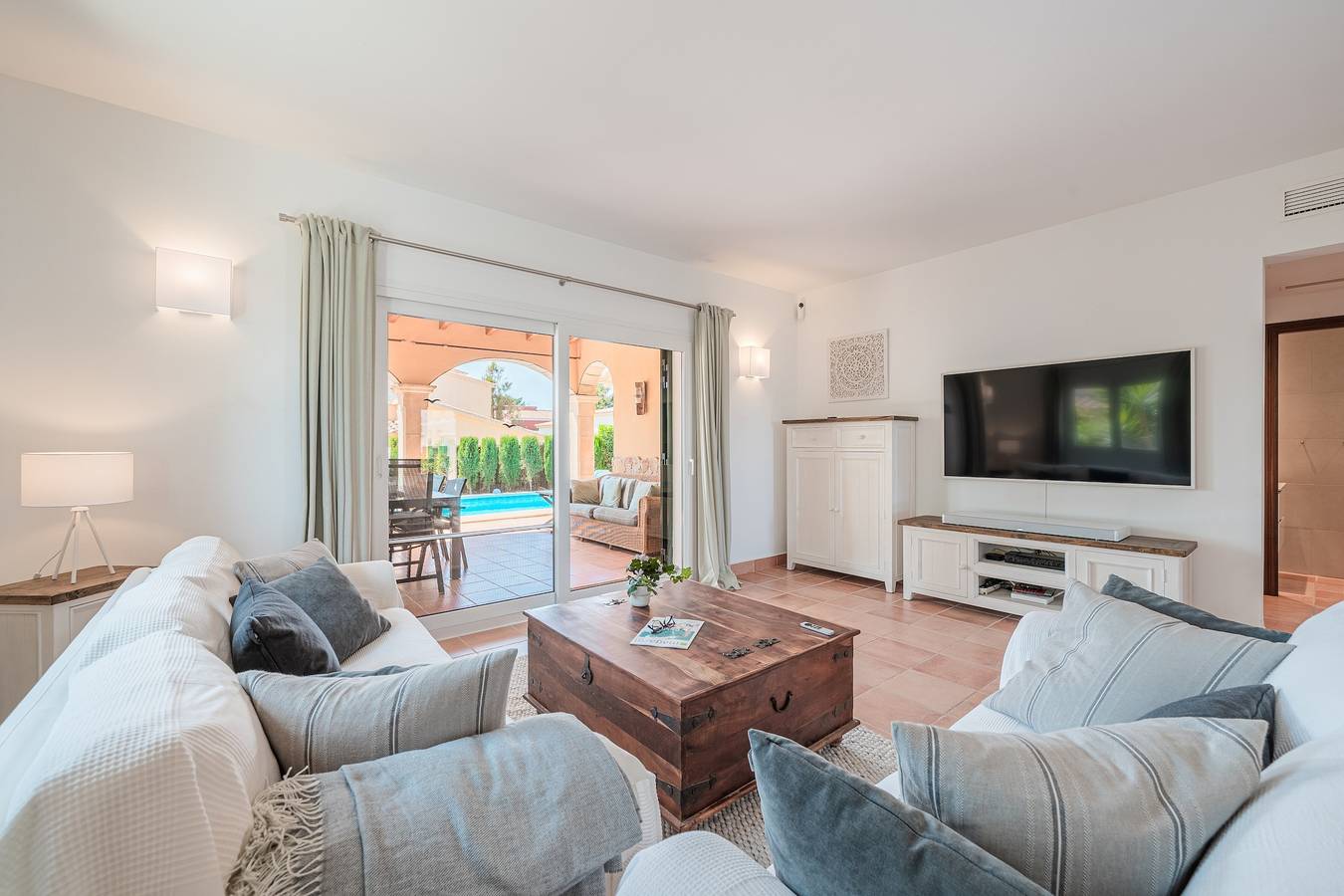 Villa 'Casa Mayor Strand Es Trenc 5 Min' con piscina privata, Wi-Fi e aria condizionata in Sa Ràpita, Campos