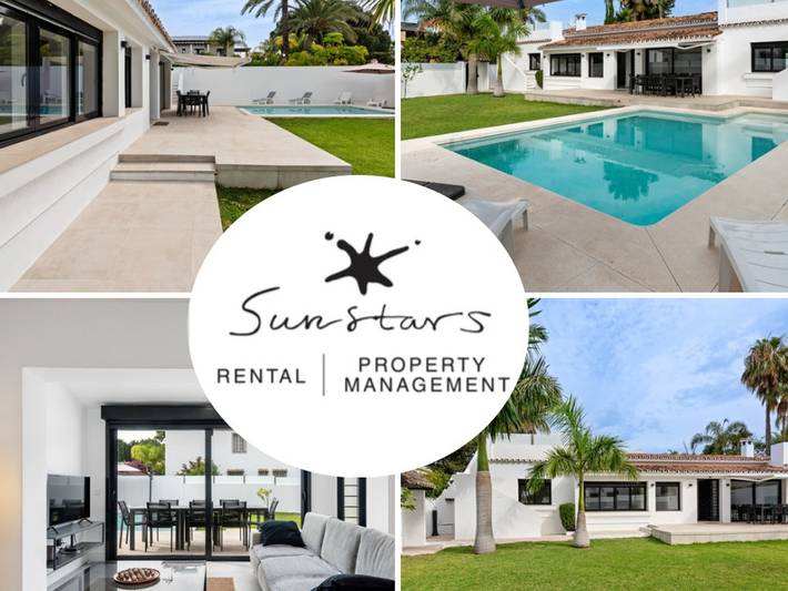 Casa rural para 8 personas, con jardín y terraza en San Pedro Alcántara