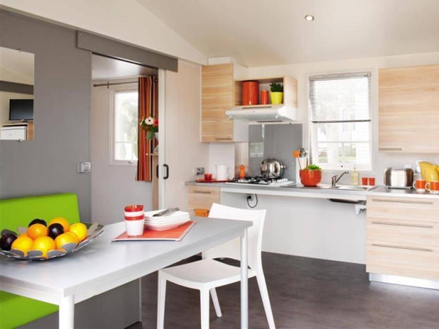 Flower Camping L'Abri-Côtier - Mobilheim 5 personen - Life Pmr 32 m² (2 Betten - 4/5 Personen) + Tv + Lv in Saint-Nazaire-sur-Charente, Rochefort und Umgebung