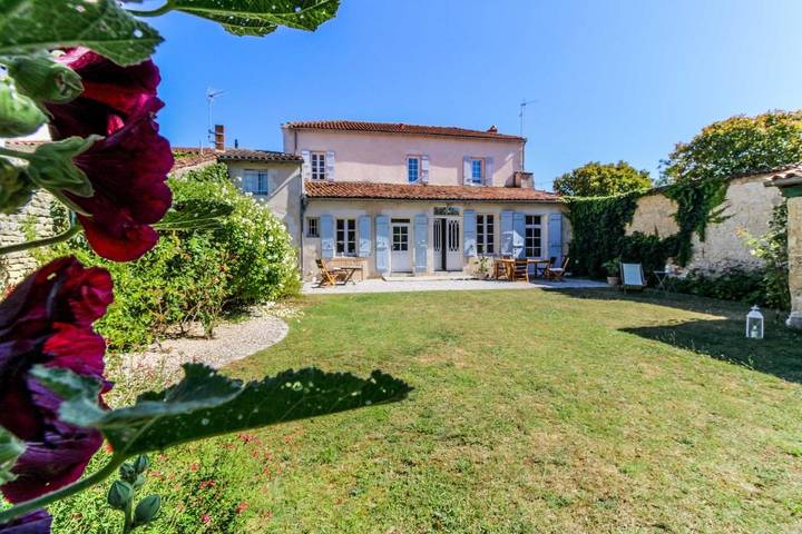 Chambre d’hôte pour 5 personnes, avec Terrasse et Jardin à Le Gué-d'Alleré