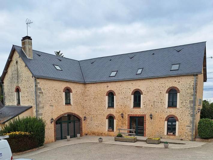 Gîte pour 5 personnes, avec vue et terrasse, animaux acceptés à Fyé