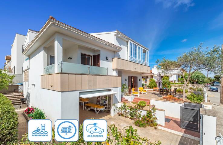 Finca mit Pool für 7 Personen, mit Garten in Can Picafort