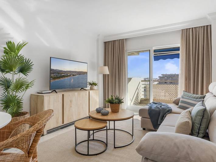 Ferienwohnung für 2 Personen, mit Terrasse und Meerblick sowie Pool in Marbella - 4