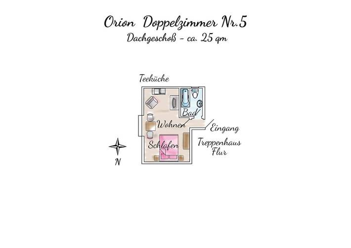 Ferienwohnung für 2 Personen, mit Sauna auf Spiekeroog - 2