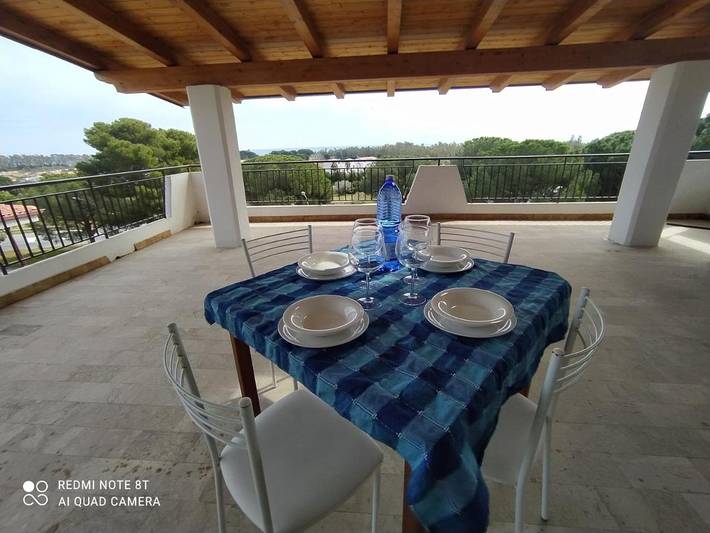 Appartamento per 4 persone, con Balcone e Terrazza nonché Panorama a Sant'Andrea Apostolo dello Ionio