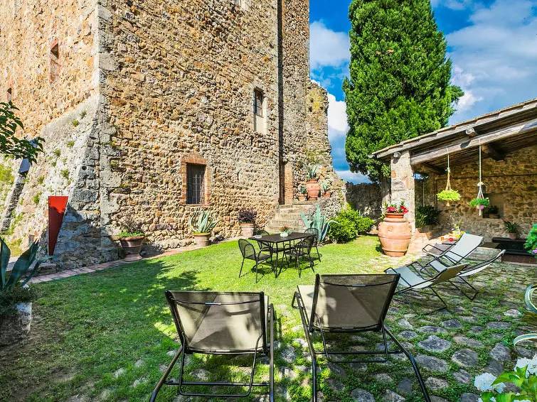 Geheel appartement, 2 kamers 2 personen in Sovicille, Chianti