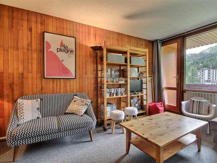 Gîte pour 8 personnes, avec Balcon dans Plagne Centre