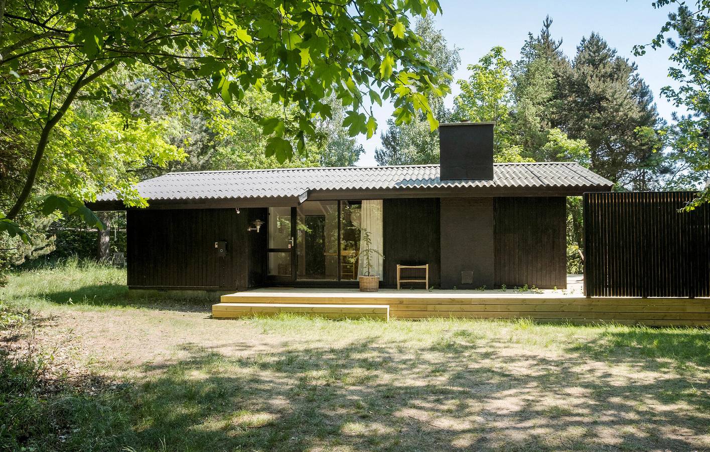 Ferienhaus für 4 Personen mit Terrasse in Yderby Lyng, Sjællands Odde
