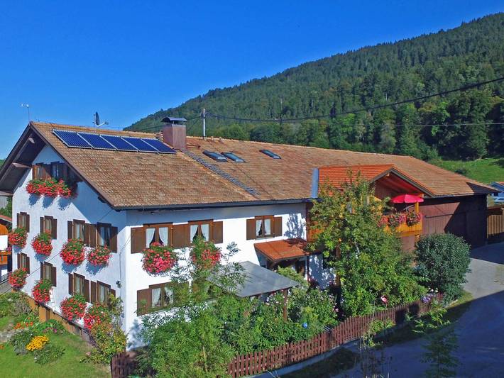 Ferienhaus für 2 Personen, mit Balkon und Balkon/Terrasse sowie Garten in Rettenberg