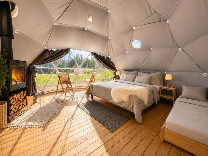 Bungalow für 3 Personen, mit Ausblick, mit Haustier in Norwegen - 4