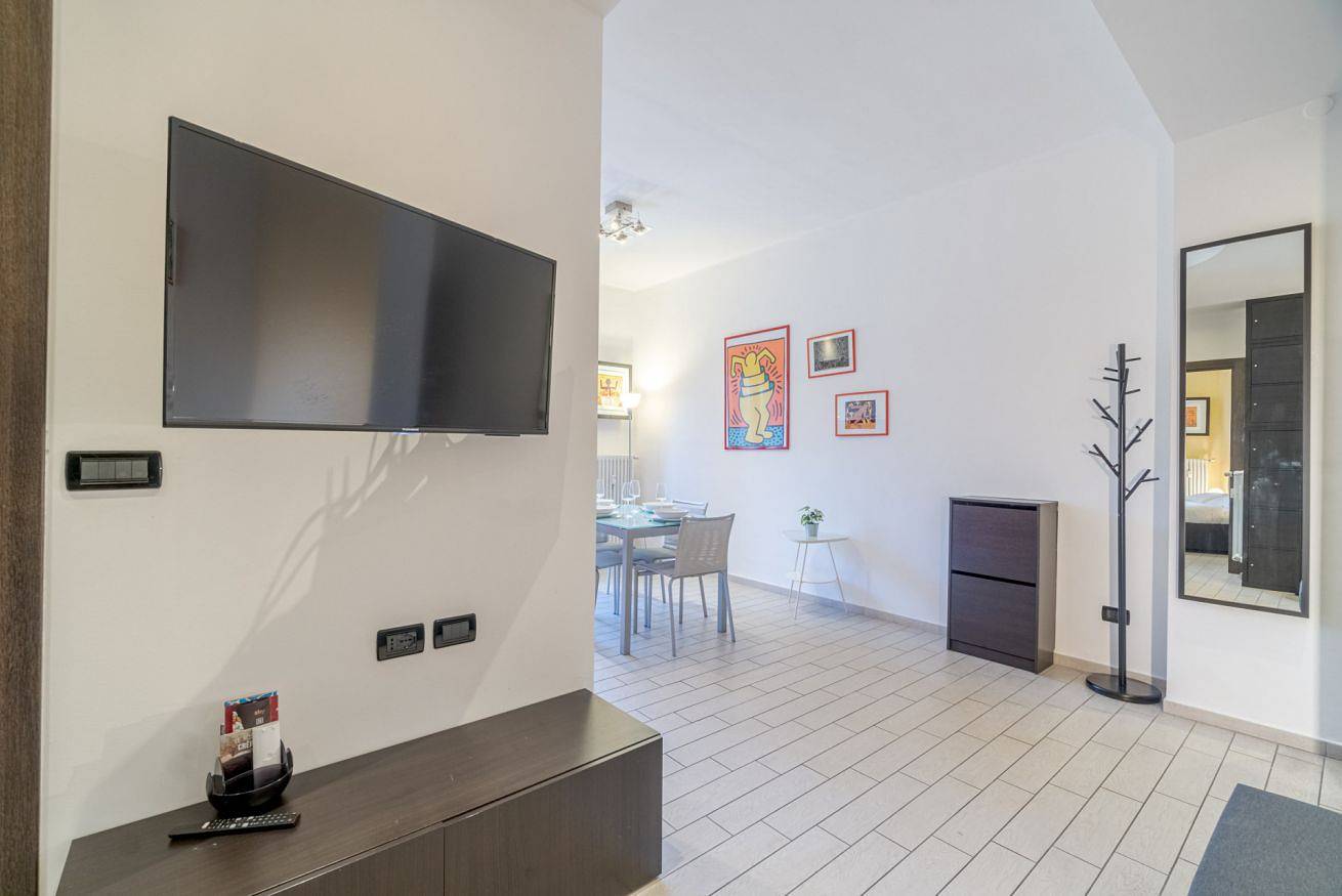 Apartamento entero, Apartamento de vacaciones para 4 personas con balcón in Turín, Provincia de Torino