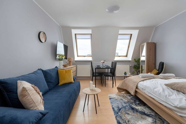 Studio pour 4 personnes, adapté aux familles