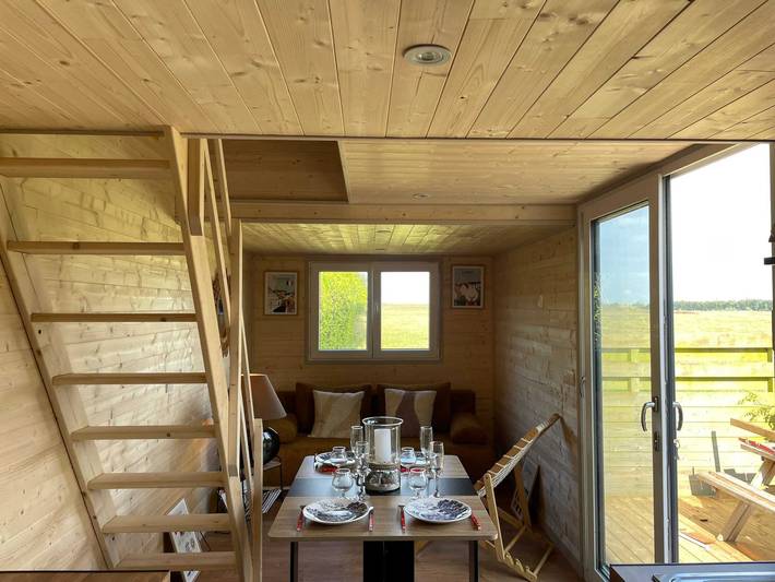 Charmantes Chalet in Sainte-Marie-du-Mont mit Terrasse in Sainte-Marie-du-Mont, Cherbourg und Umgebung