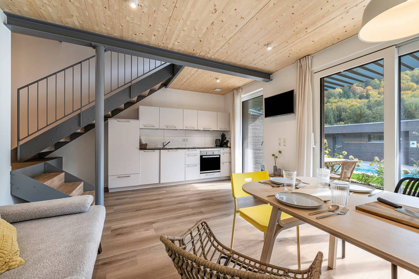 Entire apartment, Holiday home 'Lupus 5' with mountain views, private terrace and Wlan
 in Beuron, Upper Danube Nature Park