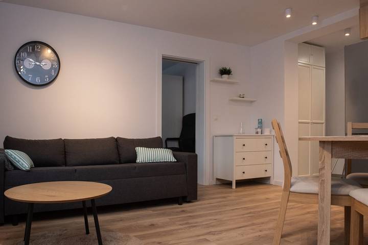 Appartement de vacances pour 4 personnes, avec jardin