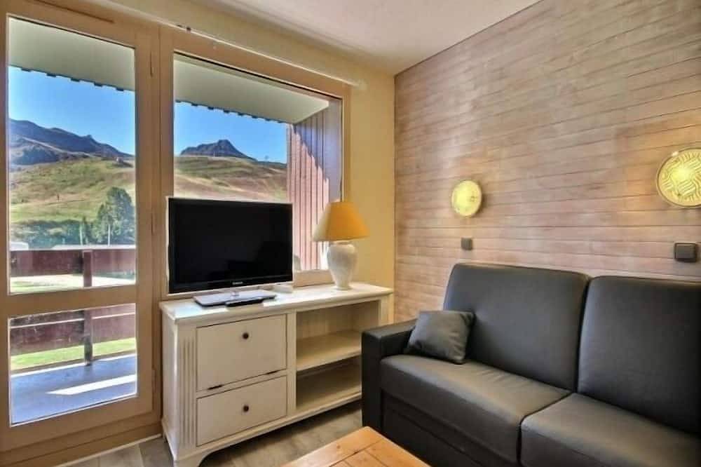 Ganze Wohnung, Teilbares Studio 4 Pers. süd, Balkon, ski-in/ski-out, Belle Plagne in Belle Plagne, La Plagne-Tarentaise