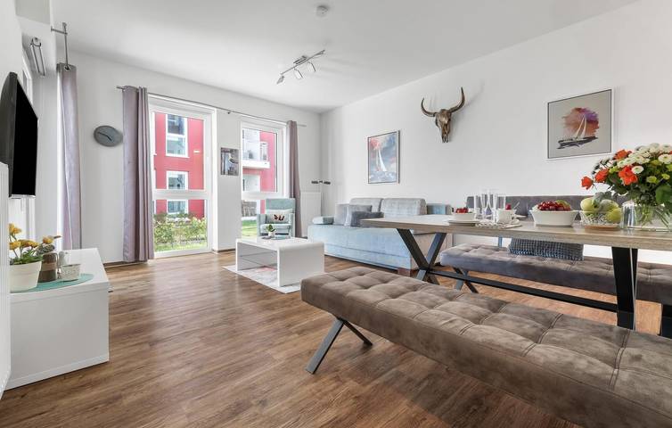 Ganze Ferienwohnung, Appartement am Strand mit Terrasse und Parkplatz in Olpenitz, Kappeln