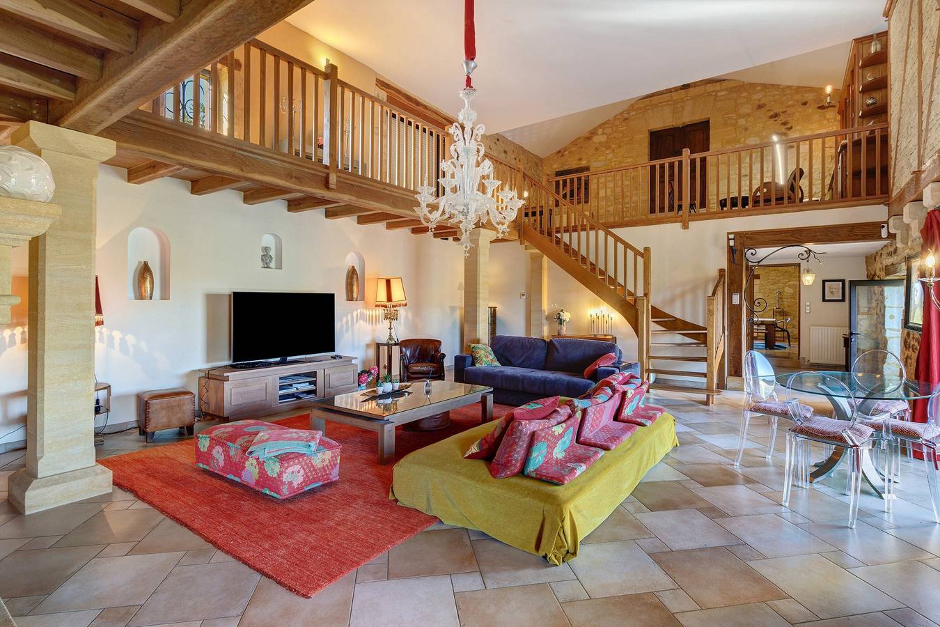 Casa de campo “Le Manoir du Colombier” con piscina privada, terraza y Wi-Fi in Domme, Périgord Noir