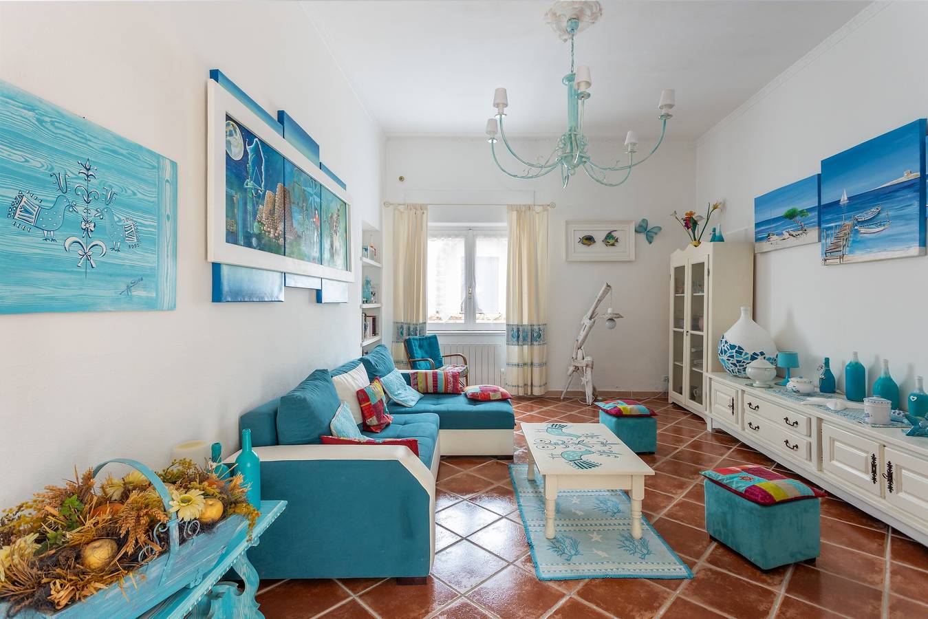 Casa vacanze 'L'incanto Blu' con terrazza privata, Wi-Fi e aria condizionata in Tresnuraghes, Planargia