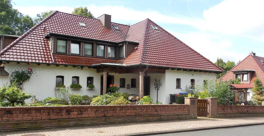 Ferienwohnung für 3 Personen, mit Terrasse und Garten in Bad Pyrmont