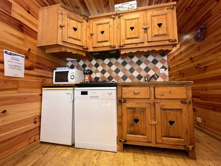 Gîte pour 5 personnes, avec balcon dans Pra-Loup (station de ski) - 4