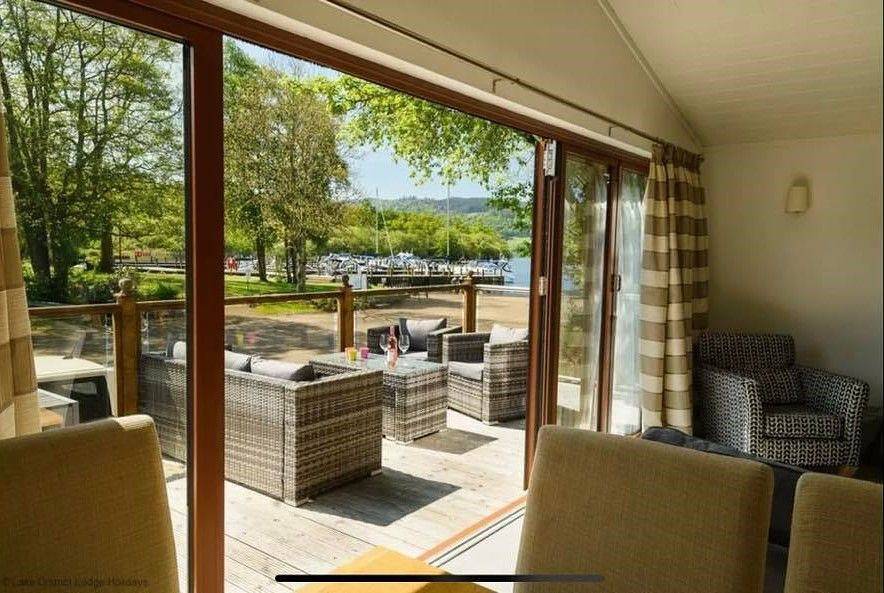 Lodge für 6 Personen mit Balkon/Terrasse in White Cross Bay, Lake District