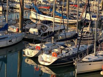 Bateau pour 6 personnes, avec vue et terrasse en Normandie