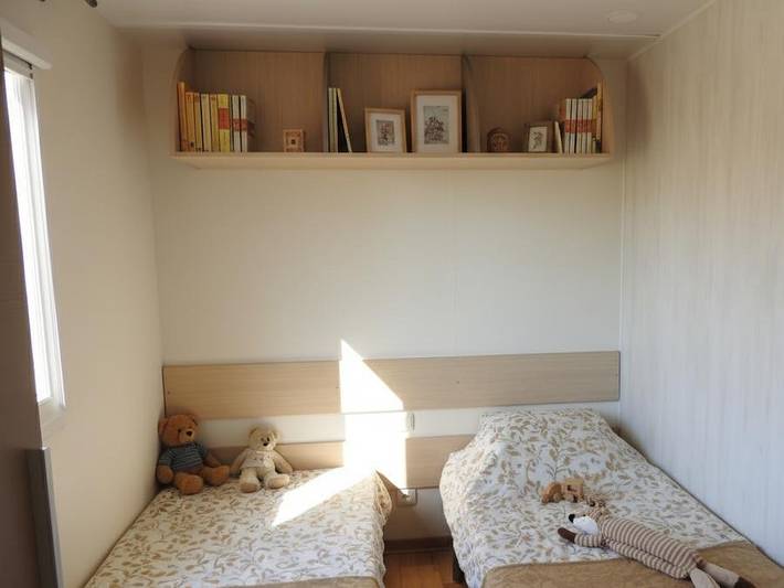 Sunêlia Camping les Nids du Lac - Mobilheim 4 personen - Mh2 Savanah 31 m² in Sanchey, Épinal und Umgebung