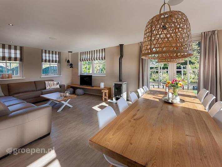 Ferienhaus für 10 Personen, mit Balkon/Terrasse und Terrasse sowie Seeblick in Noordwijk - 4