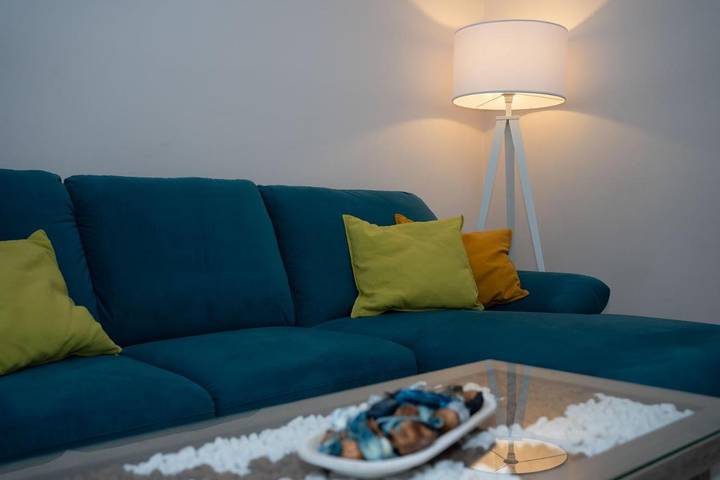 Appartement de vacances pour 4 personnes, avec vue et jardin