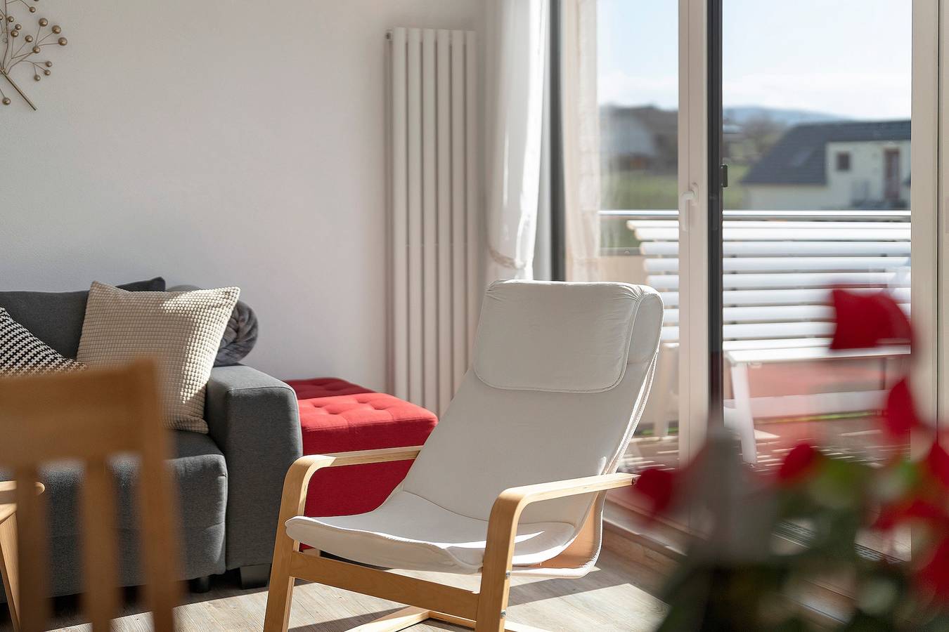 Ganze Wohnung, Ferienwohnung 'Feriendomizil Bergamini' mit Gemeinschaftsgarten, Balkon und Wlan in Bischoffingen, Vogtsburg im Kaiserstuhl