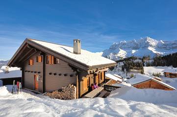 Gîte pour 8 personnes, avec balcon et vue dans Champoussin