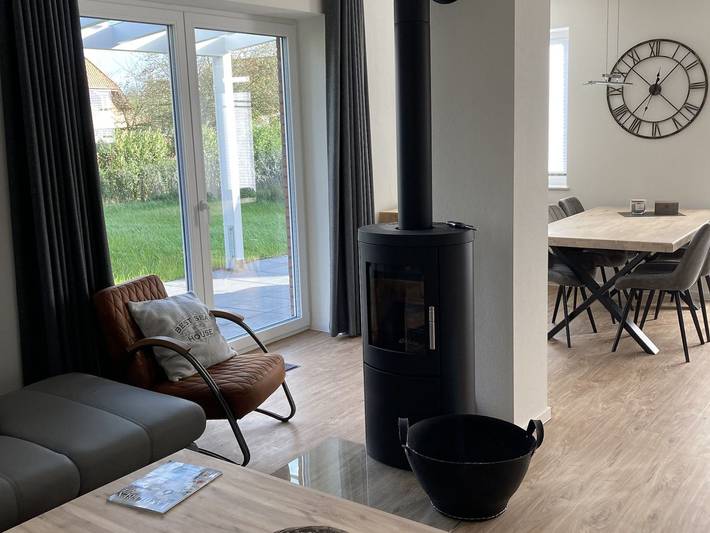 Ferienhaus für 6 Personen, mit Terrasse und Garten sowie Sauna