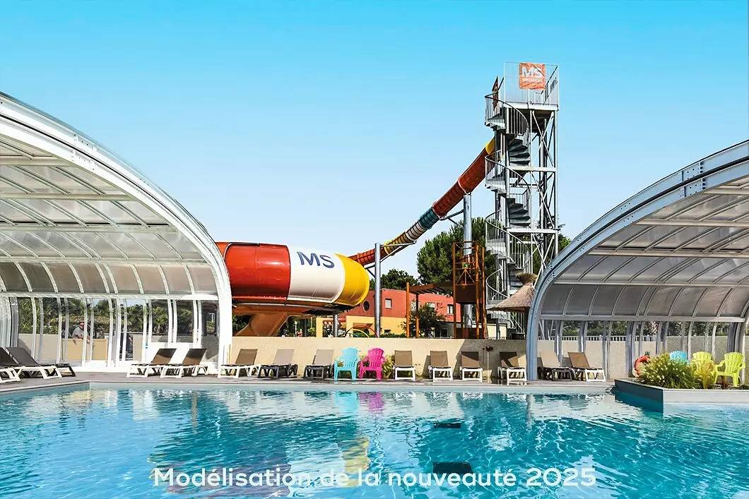 Mobilheim 4 Zimmer 6 Personen Klimaanlage + Tv in La Côte Vermeille, Argelès-sur-Mer