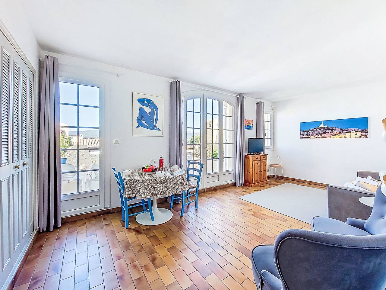 Apartamento entero, Hameau la Madrague in Saint-Cyr-sur-Mer, Costa mediterránea (Francia)