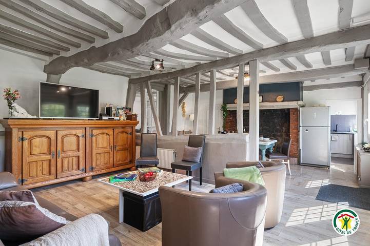 Gîte pour 8 personnes, avec terrasse et jardin, animaux acceptés à Vittefleur - 2