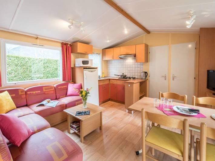 Mobil home pour 4 personnes, avec terrasse dans Doucy-Combelouvière - 3