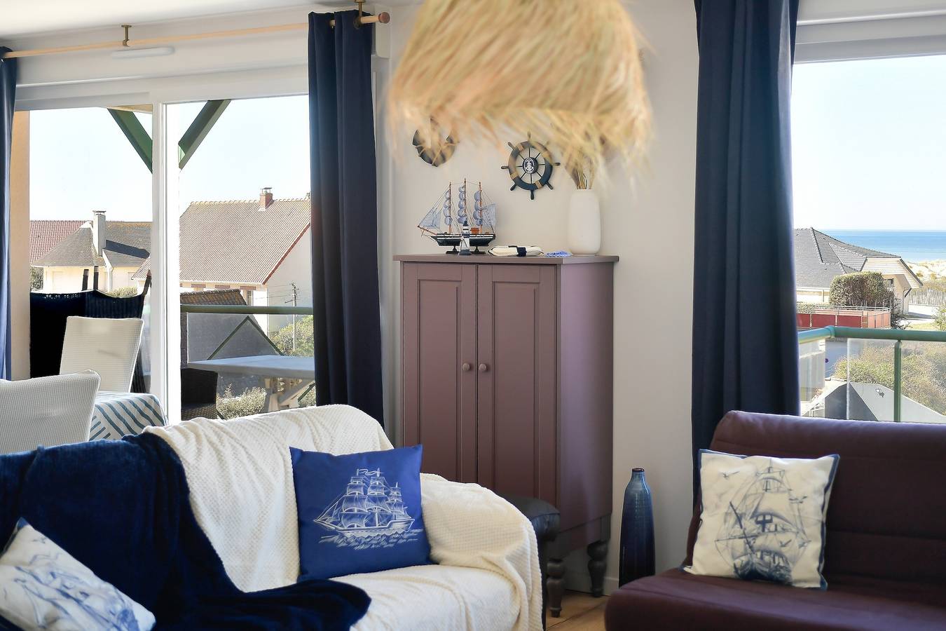 Apartamento entero, Apartamento «La Madély» con vistas al mar a 100 m de la playa – Saint-Cécile/Camiers in Sainte Cécile Plage, Camiers