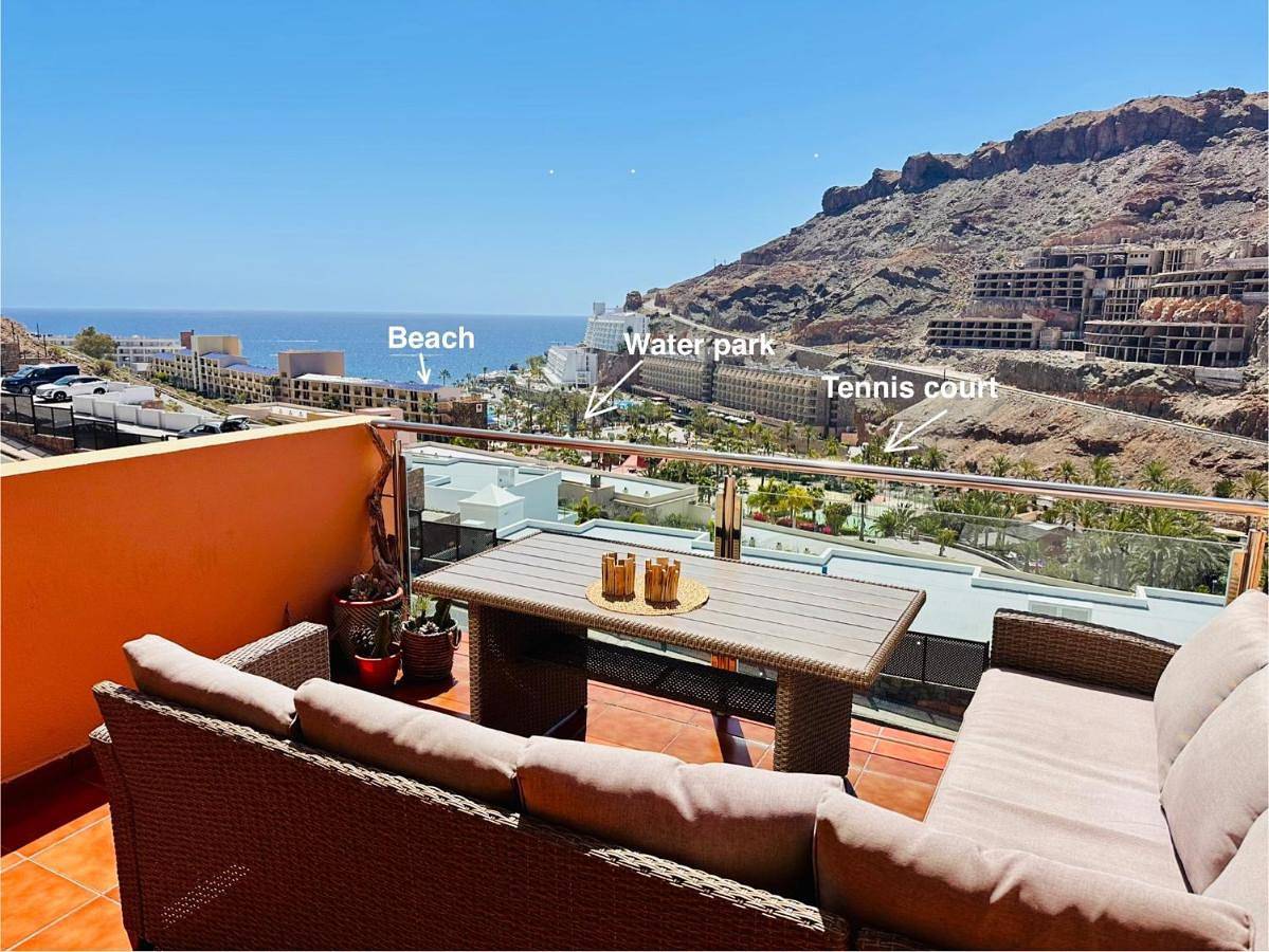 Ganze Wohnung, Apartment with views of sea and mountains in Taurito, Mogán