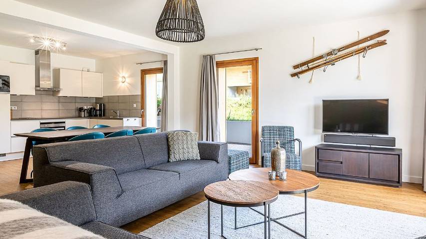 Maison de vacances pour 8 personnes, avec sauna et piscine à Abondance