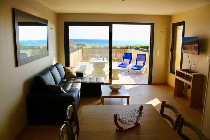 Front de Mer, Splendide Vue sur la Mer à 180°Haut Standing, Jardin Parking Privé in Barneville-Carteret, Côte de la Déroute
