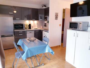 Gîte pour 4 personnes, avec terrasse dans Plage Richelieu