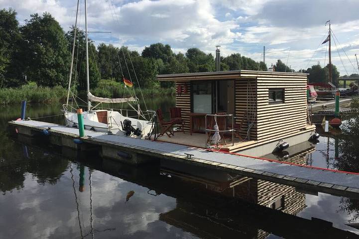 Hausboot für 2 Personen an der Nordsee