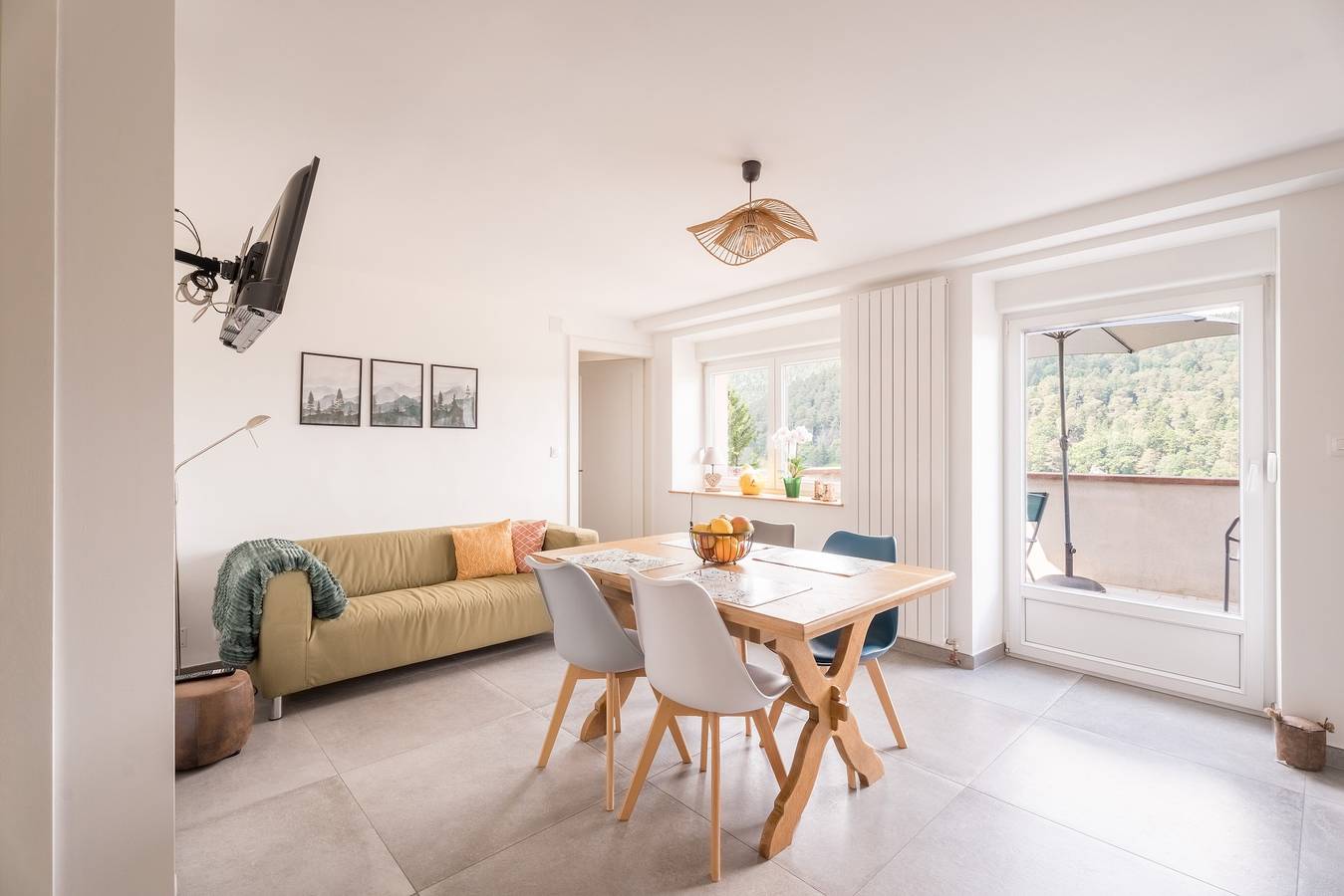 Ganze Wohnung, Apartment 'Chez Mémé' mit Bergblick, Balkon und Wlan in Wangenbourg-Engenthal, Niederrhein Elsass