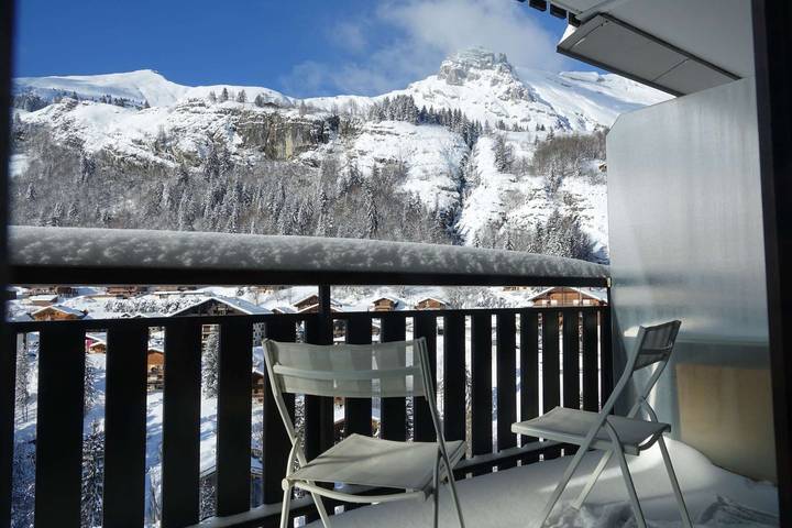 Appartement de vacances pour 4 personnes, avec balcon/terrasse à Le Grand-Bornand