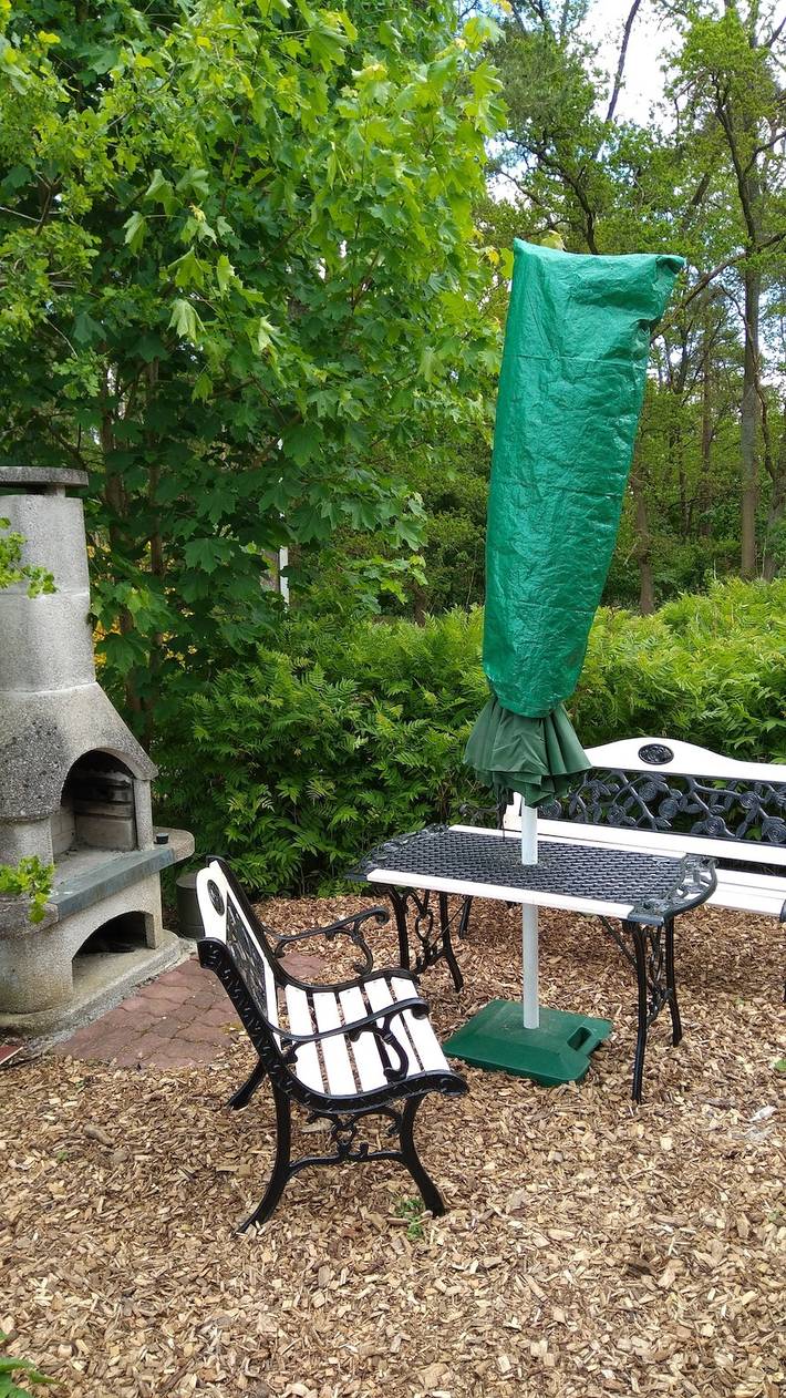 Wohnwagen für 2 Personen, mit Garten und Terrasse, mit Haustier in Prignitz - 3